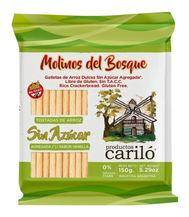 GALLETITAS MOLINOS DEL BOSQUE BALANCE SIN AZUCAR 18 X