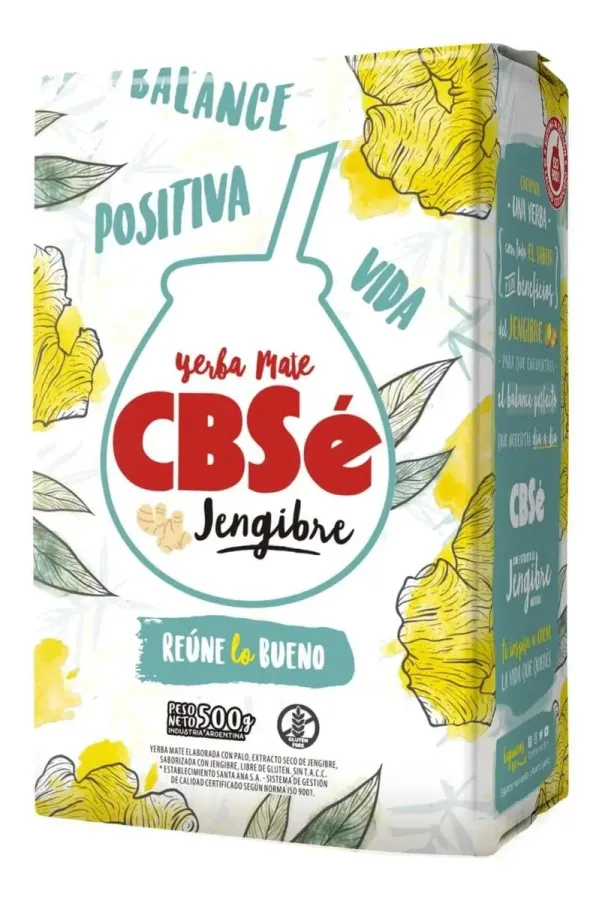 YERBA CBSE JENGIBRE 12*500GRS