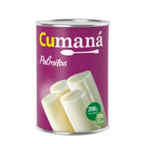 PALMITOS CUMANA ENTEROS 24*396GR