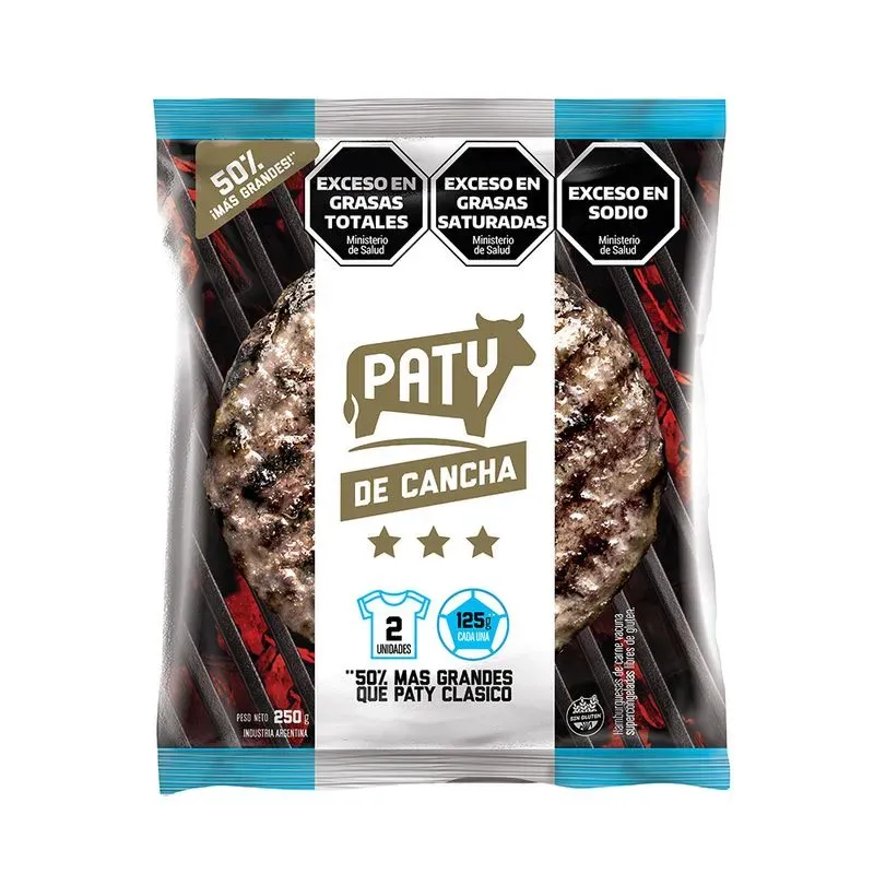HAMBURGUESA PATY CANCHA 2 X 125GRS