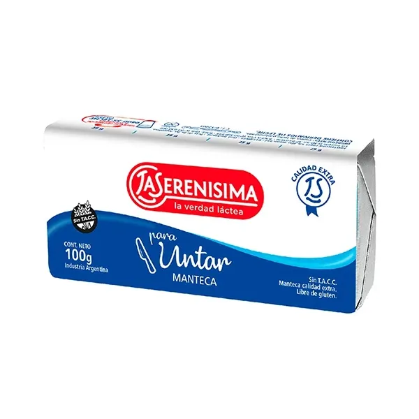 MANTECA LA SERENISIMA X 100GRS