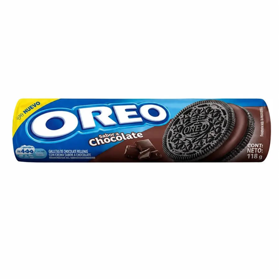GALLETITAS OREO CHOCO SIN COLORANTES 36 X 118GRS
