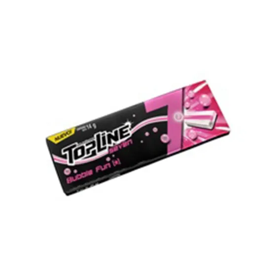 CHICLE TOPLINE 7 BUBBLE FUN 20 X 16 X 14GRS