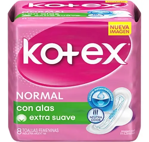 TOALL. FEM. KOTEX NOR C/A *8U.