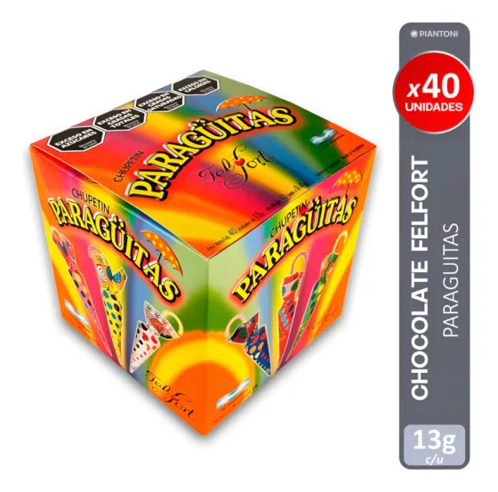 Paraguitas Felfort De Chocolate X40 Unidades