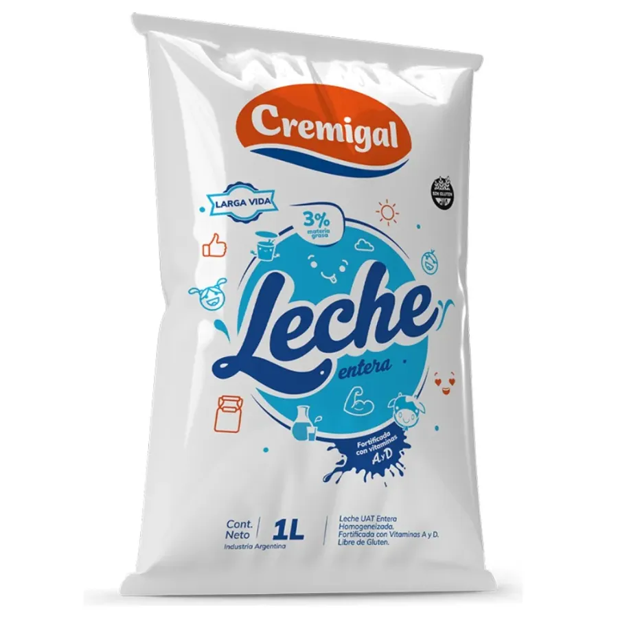 LECHE CREMIGAL SACHET ENTERA X 1LT