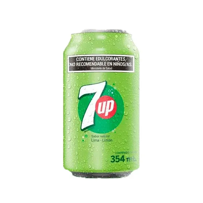 GASEOSA 7UP LATA X 354CC FREE