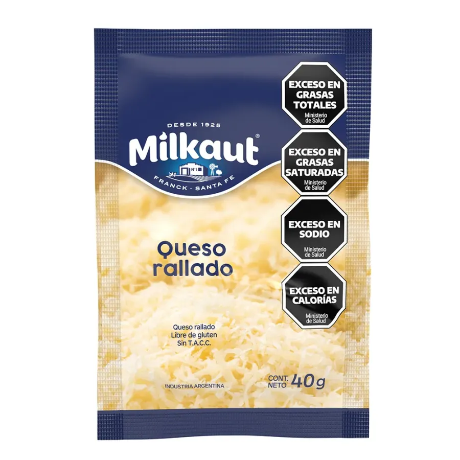 QUESO RALLADO MILKAUT X 40GRS