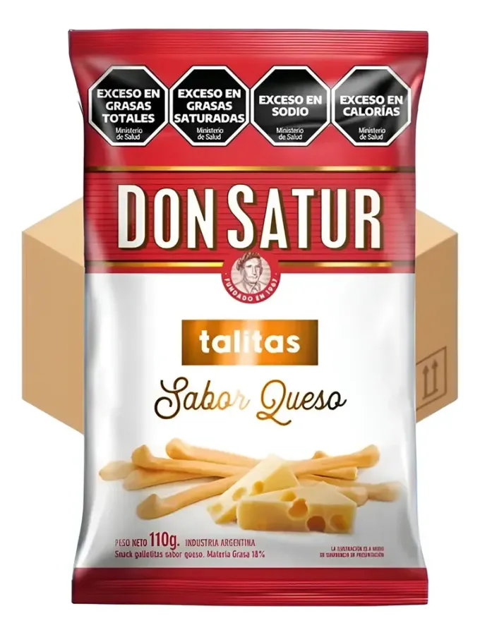 TALITAS DON SATUR C/QUESO 20*110GR