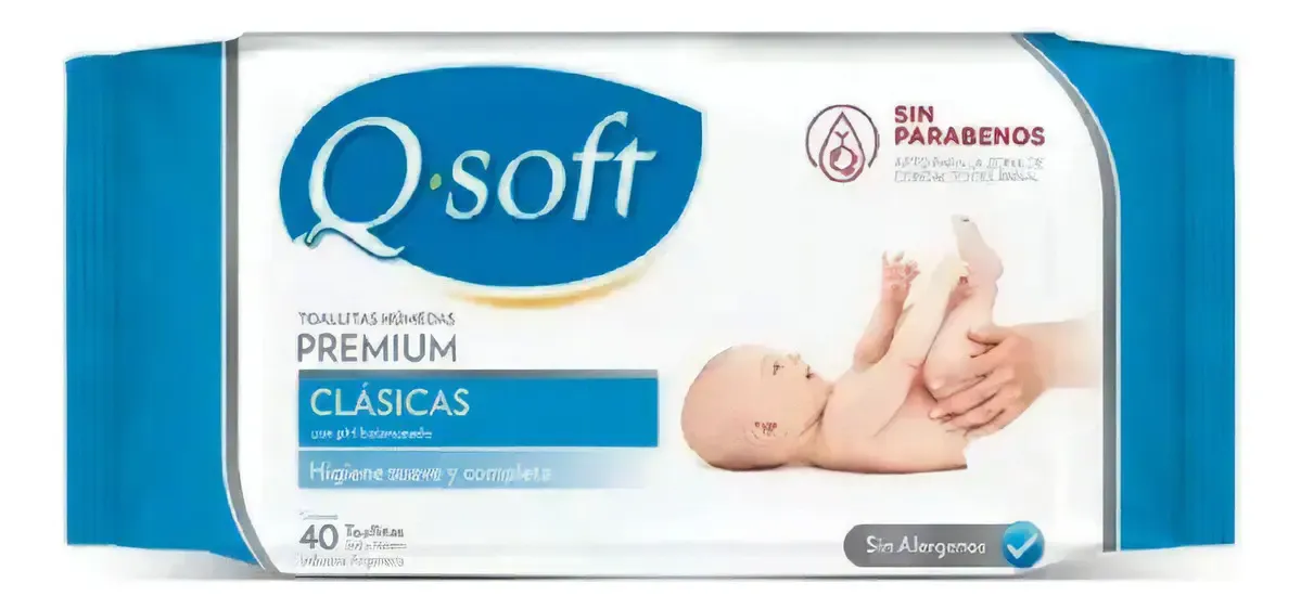 PA&Ntilde;OS ALGODON Q SOFT PARA BEBE 12 X 40UNID
