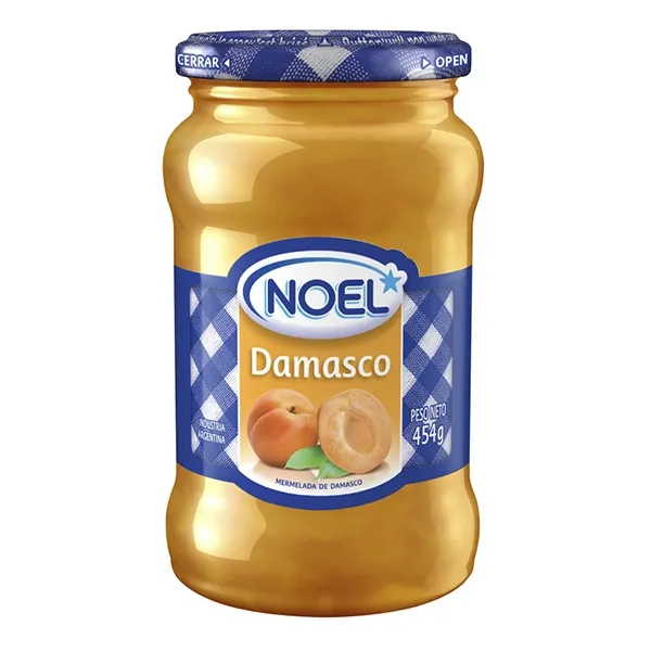 MERMELADA. NOEL DAMASCO 12*454GRS