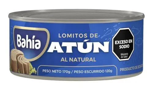 ATUN BAHIA LOMO AL NATURAL 48 X 170G