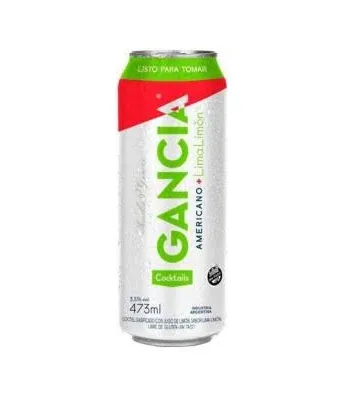 LATA GANCIA SPRITZ LIMA LIMON X 473CC