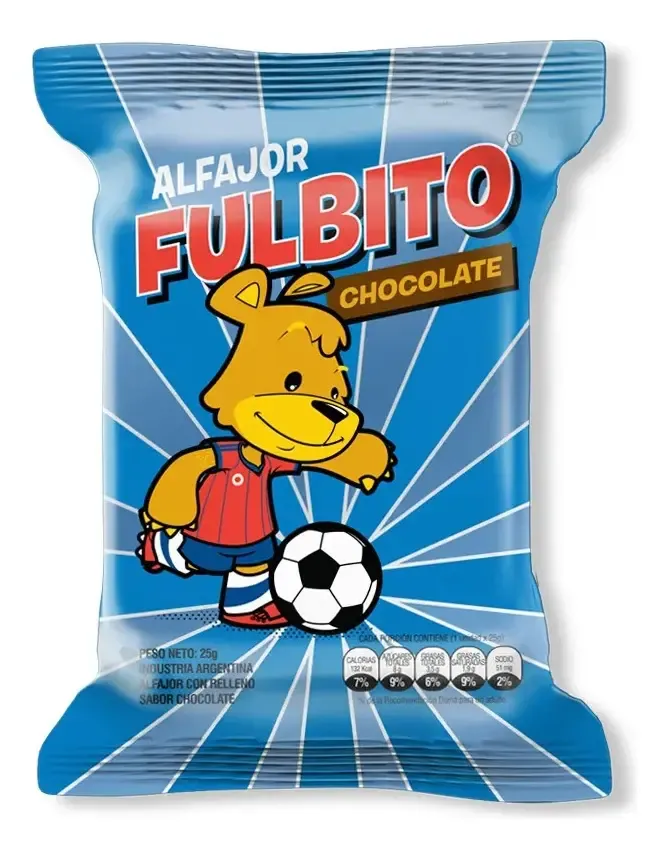 ALFAJOR FULBITO RELL CHOCO 40 X 30GRS
