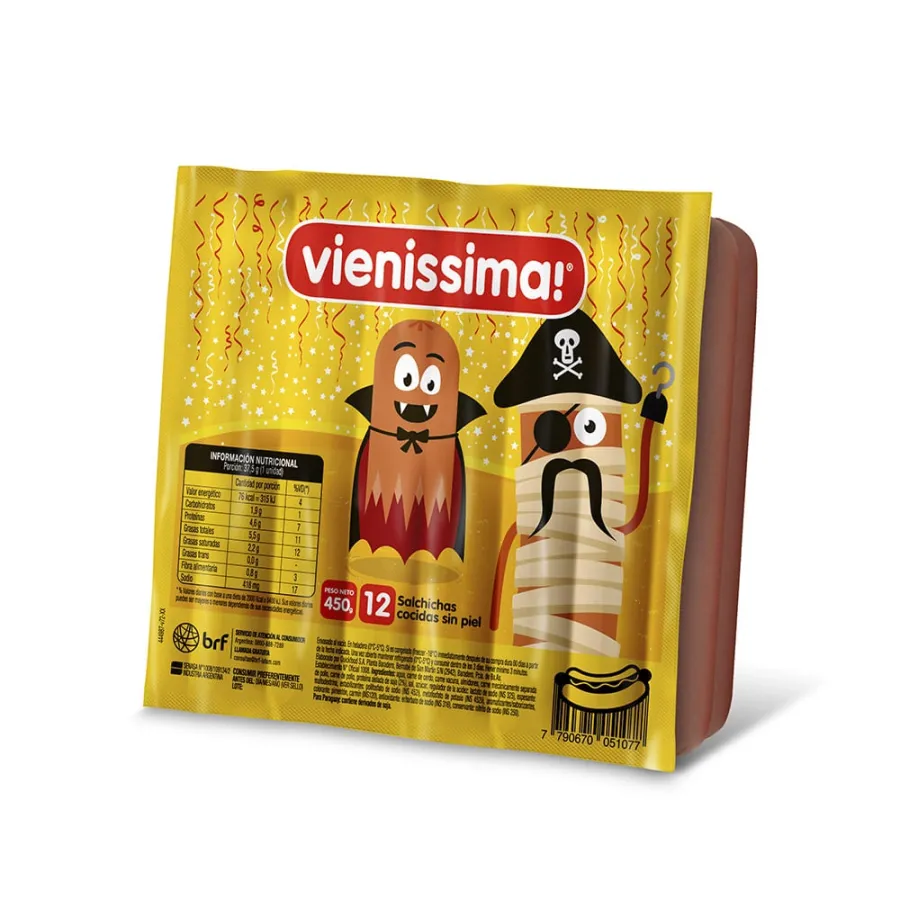 SALCHICHAS VIENISSIMA *12UN
