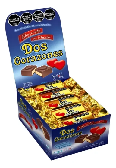 Chocolate Dos Corazones X20u Felfort