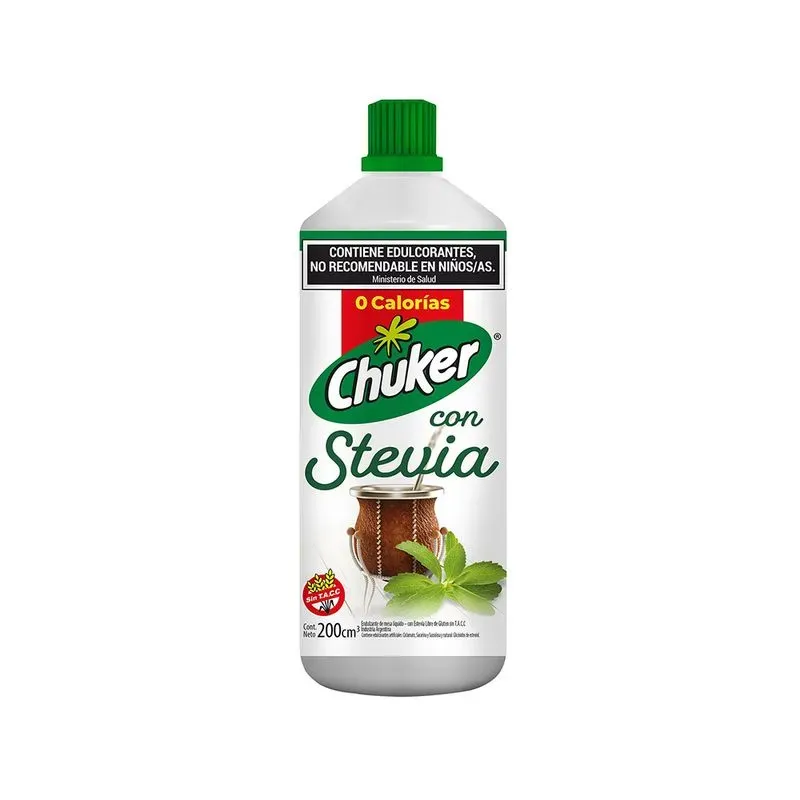 CHUKER C/STEVIA 6*200CC