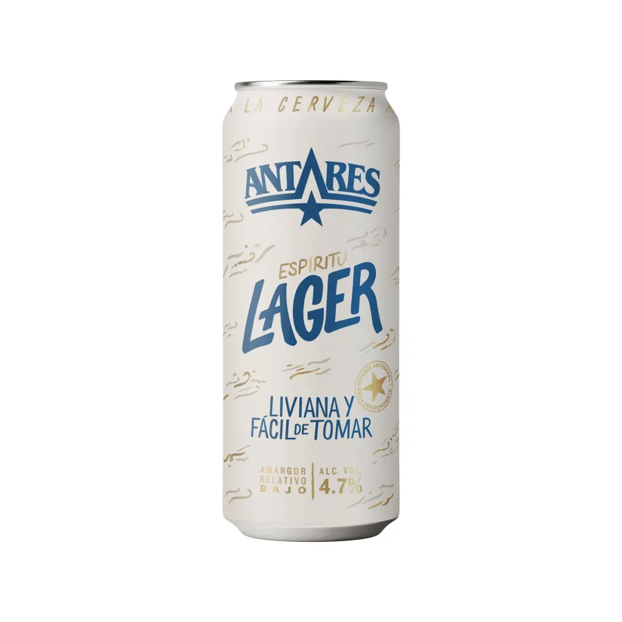 LATA CERVEZA ANTARES LAGER X 473CC
