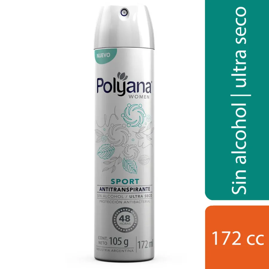 POLYANA ANTITRNSP. SPORT MUJER AER*172ML