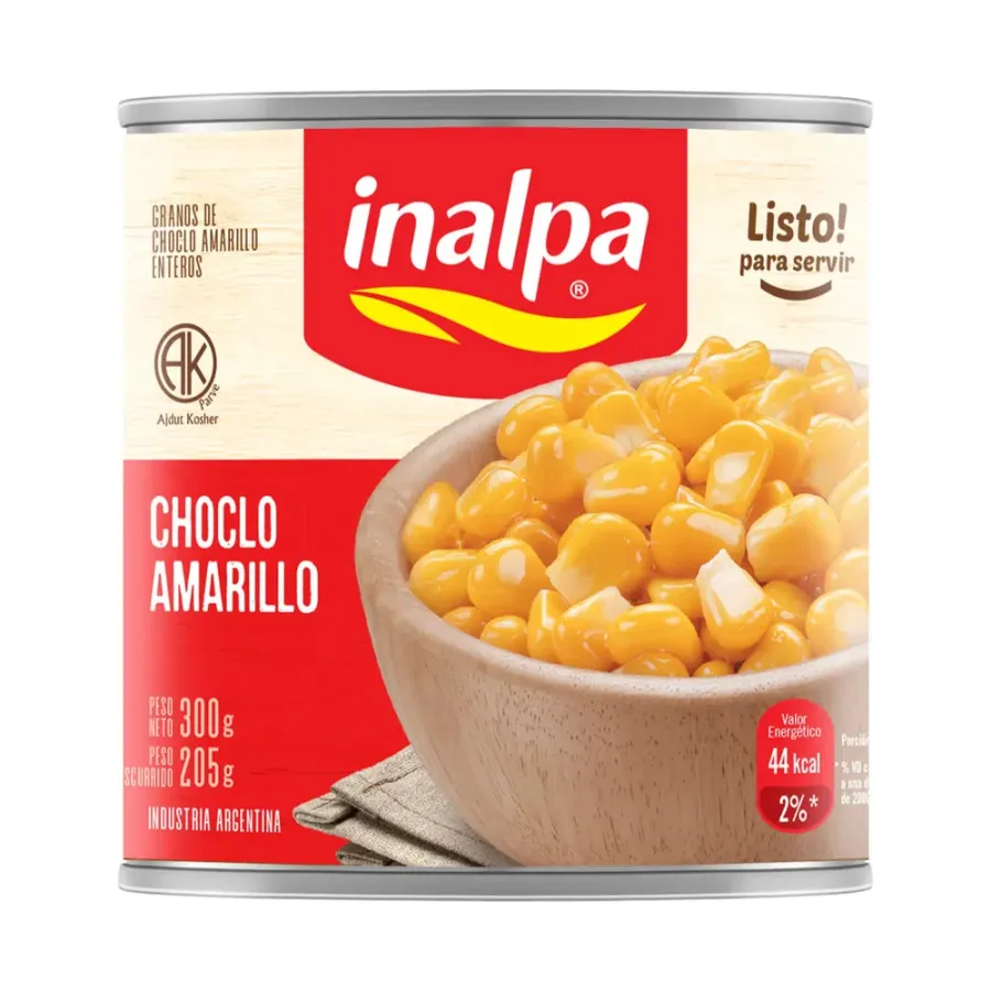 CHOCLO INALPA GRANO AMARILLO 24*350GR