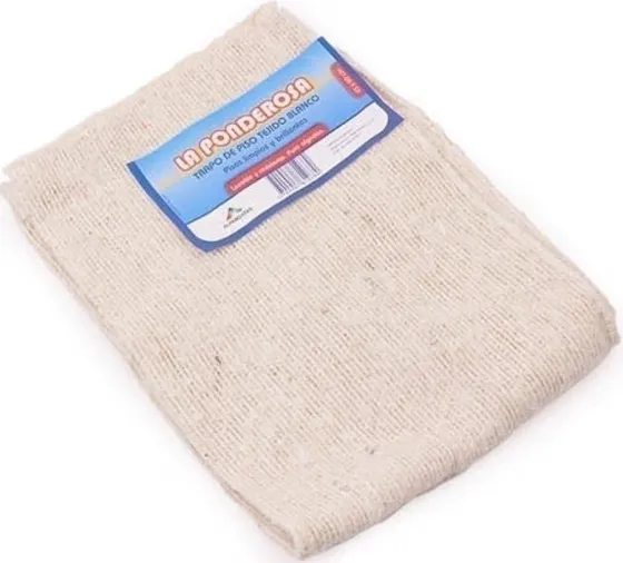 TRAPO DE PISO LA PONDEROSA BLANCO 45*60CM
