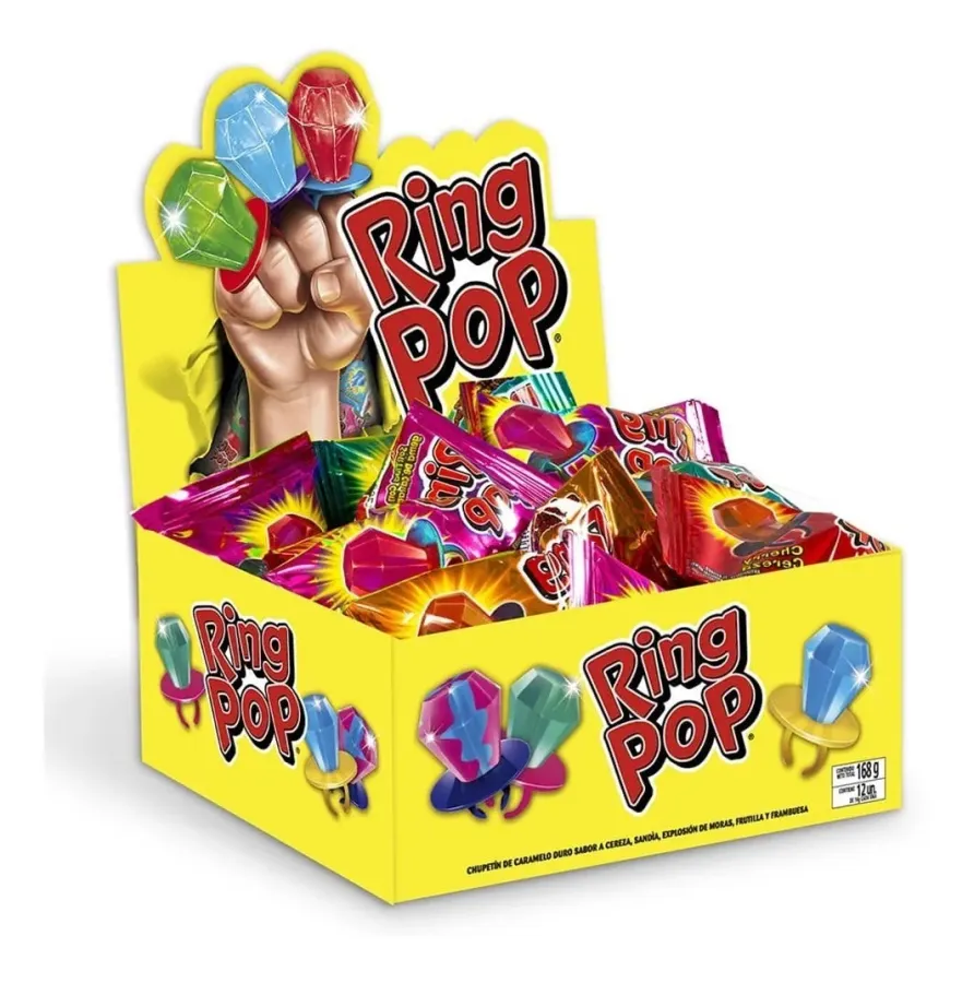 RING POP TRAD. 18*24UNID.