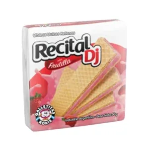 OBLEA RECITAL FRUTILLA 36*50GRS