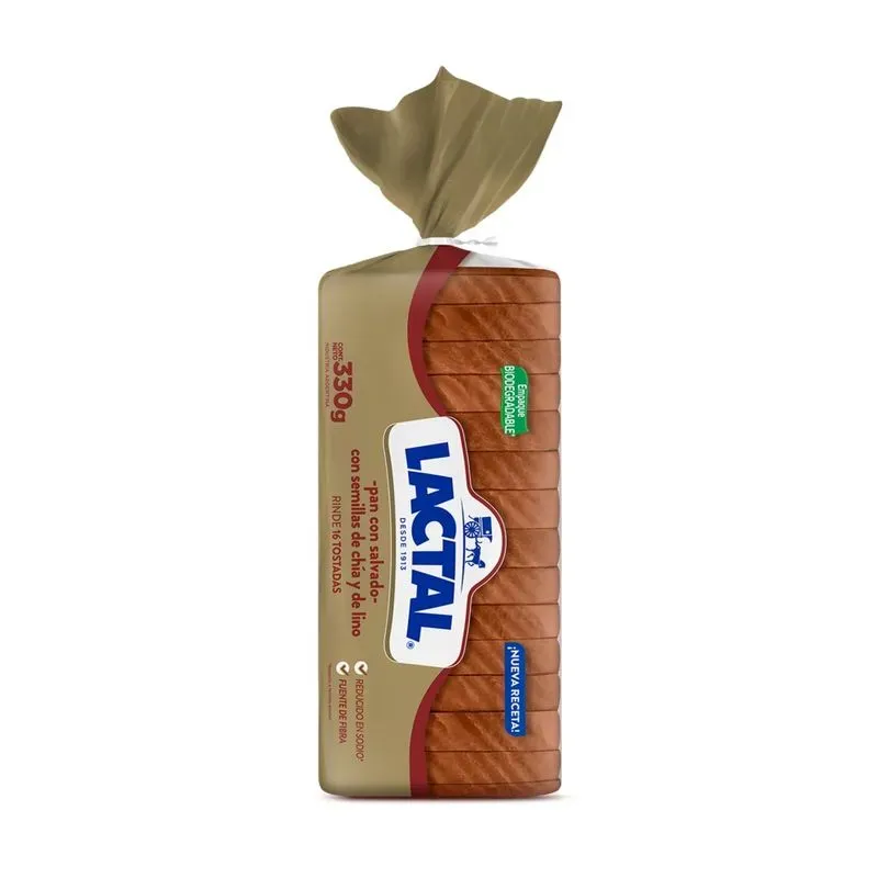 PAN LACTAL SEMILLAS X 330GRS