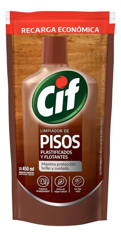 CIF PISOS PLASTIF. DOYPACK*450ML