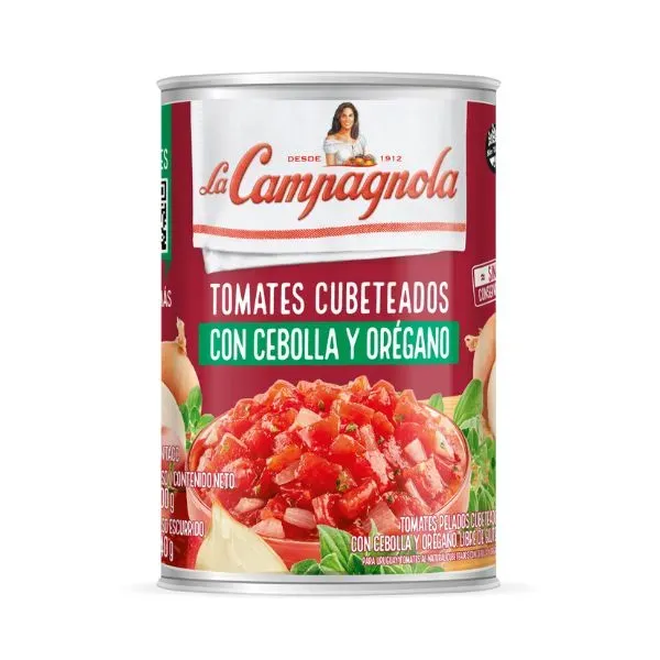 TOMATE CUB LC OREGANO 24 X 400 GR
