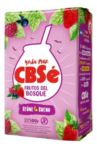 YERBA CBSE FRUTOS DEL BOSQUE 12*500GRS.