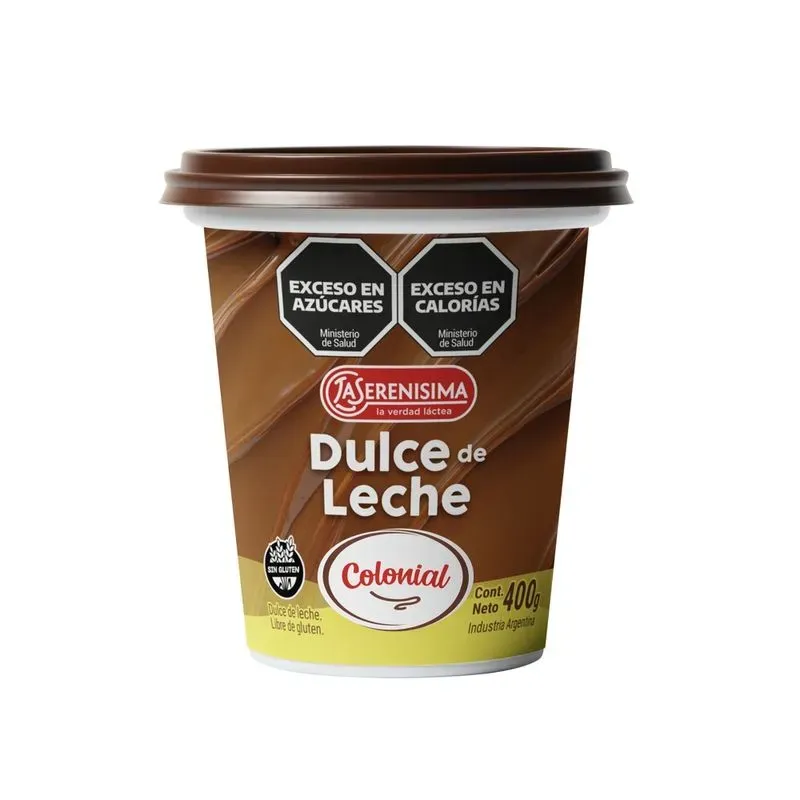 DULCE DE LECHE LA SERENISIMA COLONIAL *400GRS.