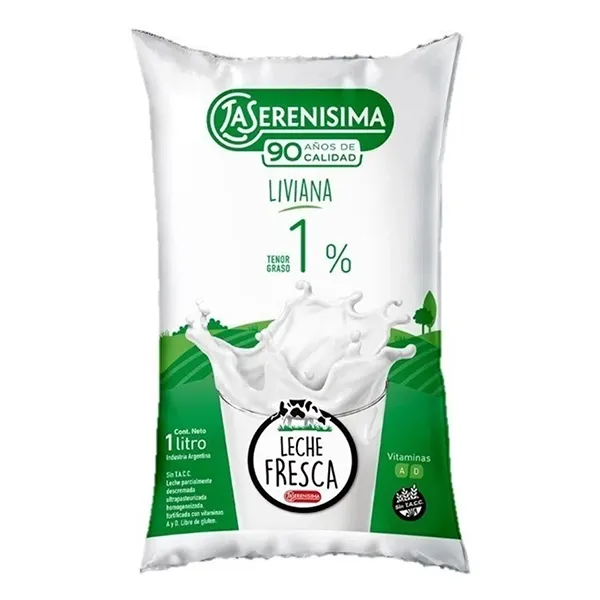 LECHE LS SACHET DESCREMADA*1LT.