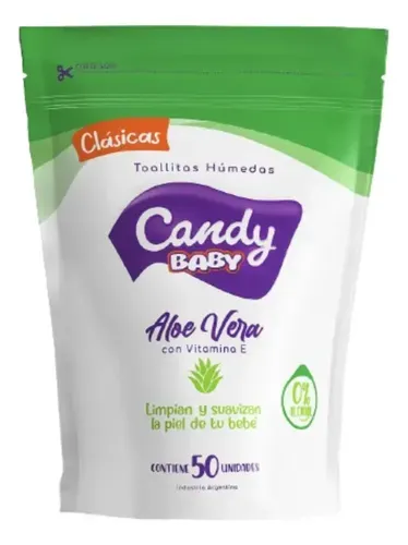 TOALL HUM CANDY ALOE CLAS DOYPACK 24 X 50UNID