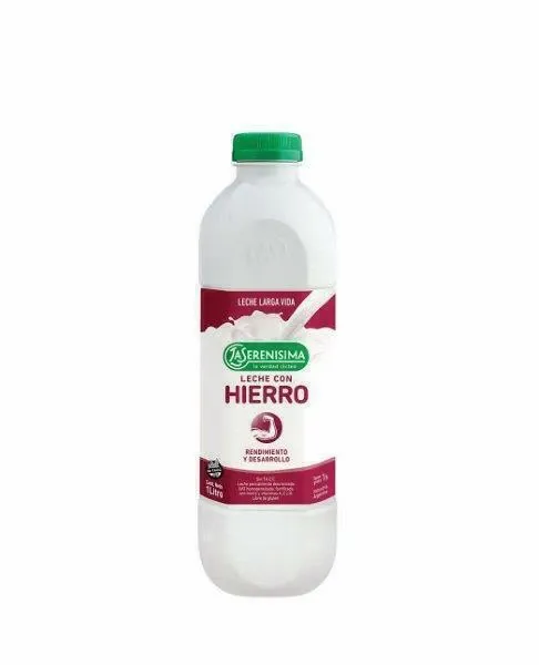 LECHE LA SERENISIMA PET CON HIERRO X 1LT