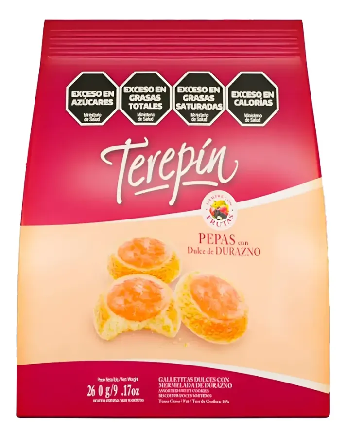 PEPAS TEREPIN DURAZNO 18 X 260GRS