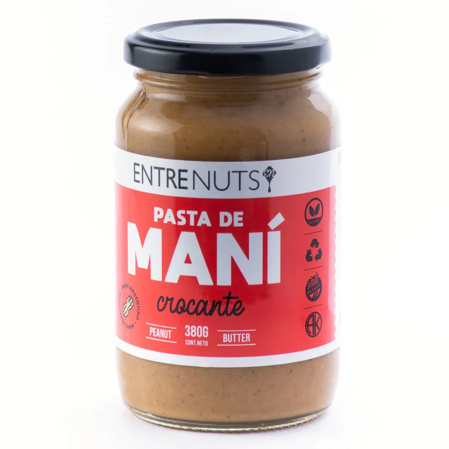 PASTA DE MANI ENTRENUTS CROCANTE 12 X 370GRS