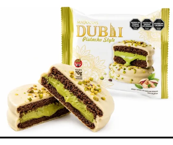 ALFAJOR MAIXANAS DUBAI BLANCO  X 70GRS