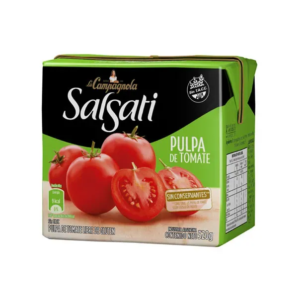 PULPA TOMATE SALSATI 12*520GRS.