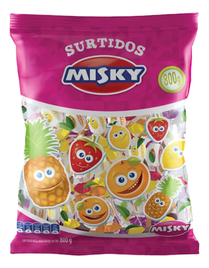 CARAMELO MASTICABLE MISKY 10*800GRS.