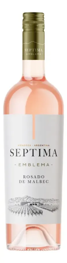 VINO SEPTIMA EMBLEMA ROSADO 6 X 750CC