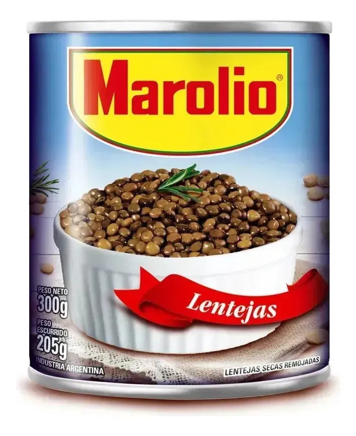 LENTEJAS MAROLIO LATA X 300GRS