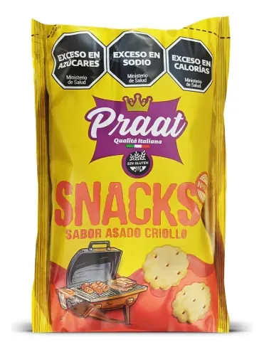 SNACK PRAAT ASADO CRIOLLO 26 X 55GRS