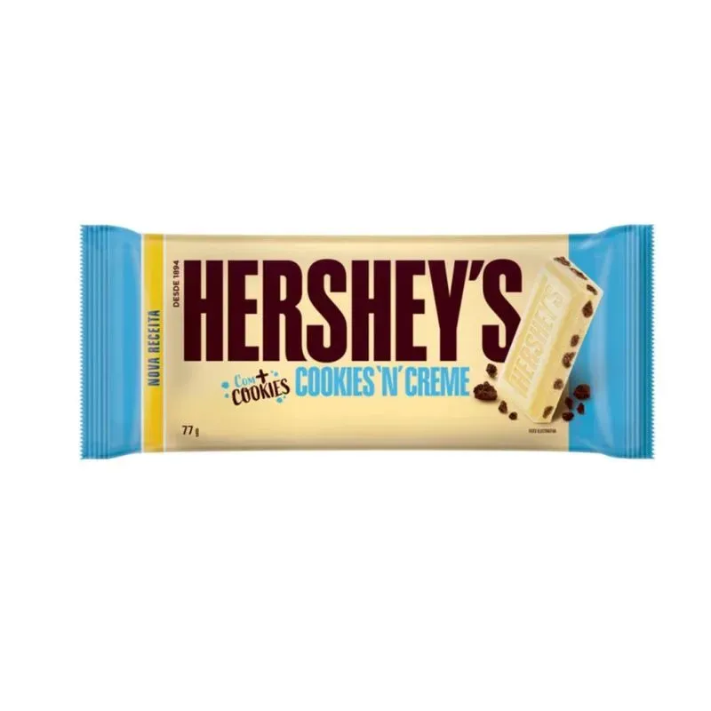 HERSHEYS COOKIES AND CREME 4 X 18 X 77GRS