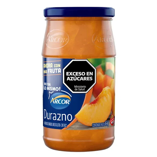 MERMELADA. ARCOR DURAZNO + F 12*454GRS