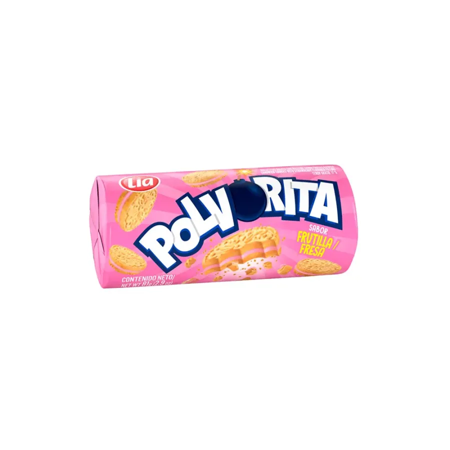 POLVORITA VAINILLA/FRUTILLA 40*81GRS