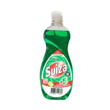DETERGENTE SUIZA LIMON VERDE 18 X 300 ML