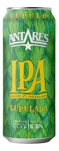 LATA CERVEZA ANTARES IPA LUPULADA ANIV X 473CC