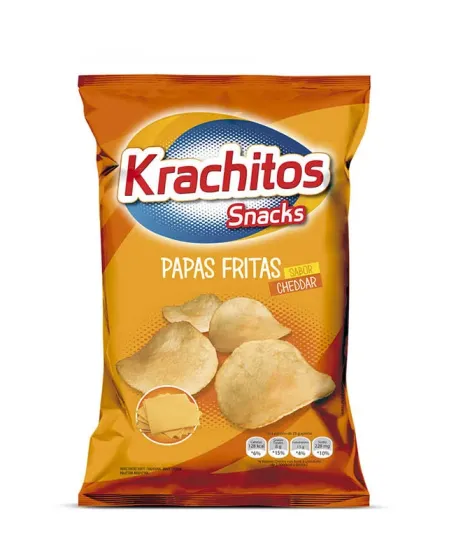 Papas fritas Krachitos cheddar 55 g.