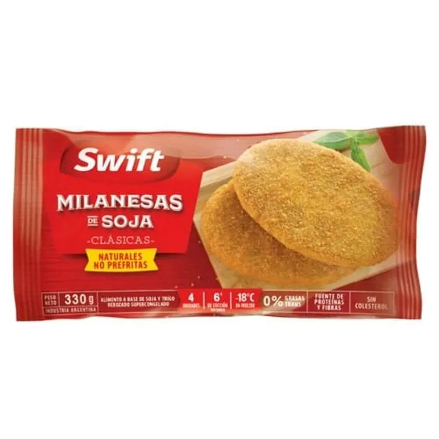 MILANESA SOJA SWIFT ESPINACA X 4UNID